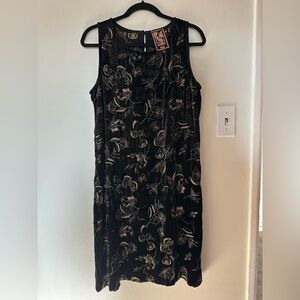 Johnny Was Tank Keyhole Velvet Dress
